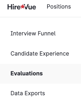 Evaluations dashboard