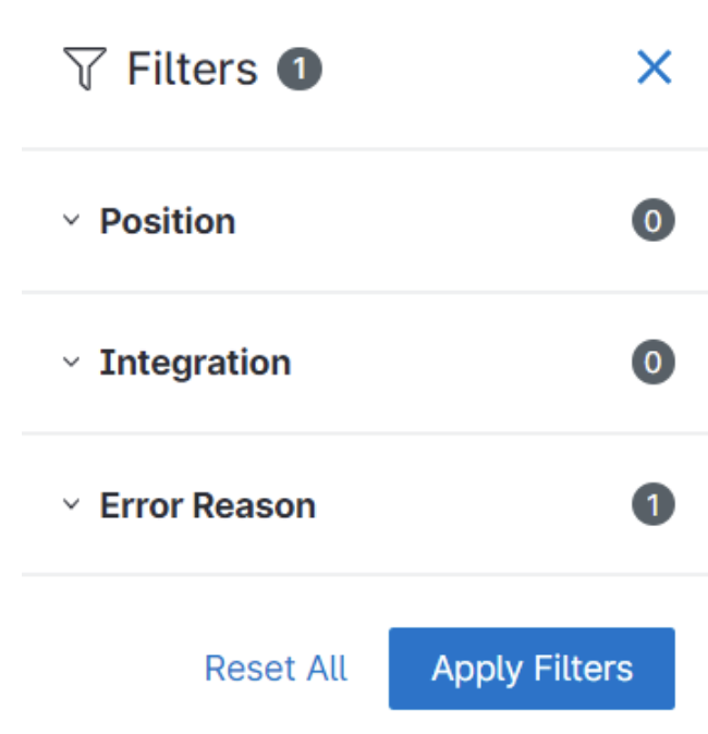 Save filters