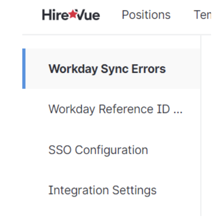Workday errors tab