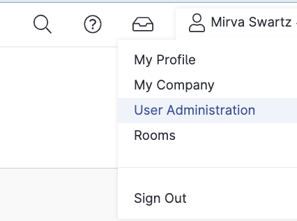 Access to User Admin