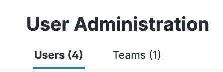 Users and Teams